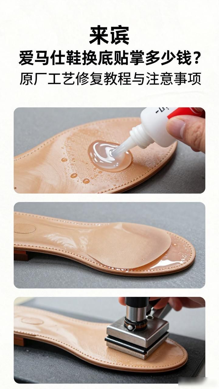 爱马仕拖鞋底膜撕掉_爱马仕拖鞋贴底_爱马仕鞋换底贴掌